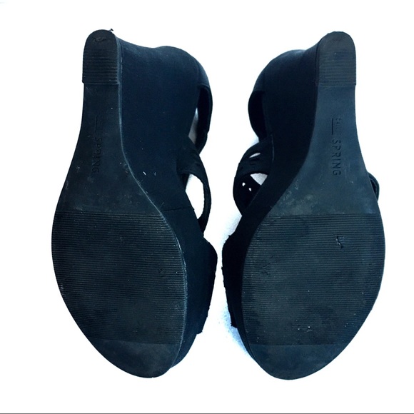 Call it spring womens black wedges in size 7.5 - Picture 9 of 12